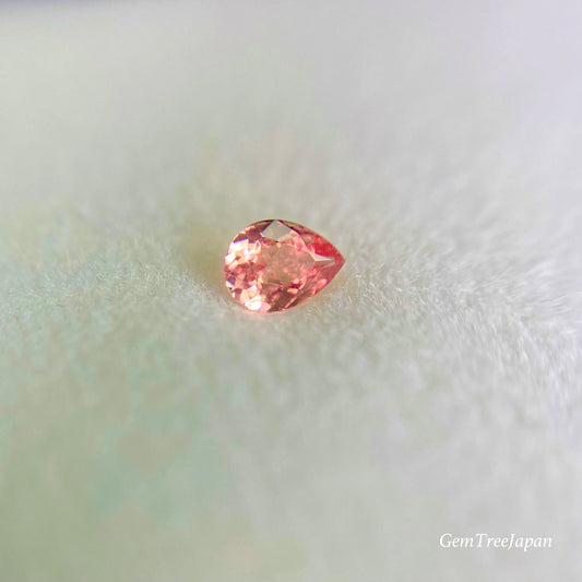 これぞ!ザ・パパラチァ❣️本色グループ❶♡非加熱パパラチァサファイア0.067ct✨ピアッちゃん作品