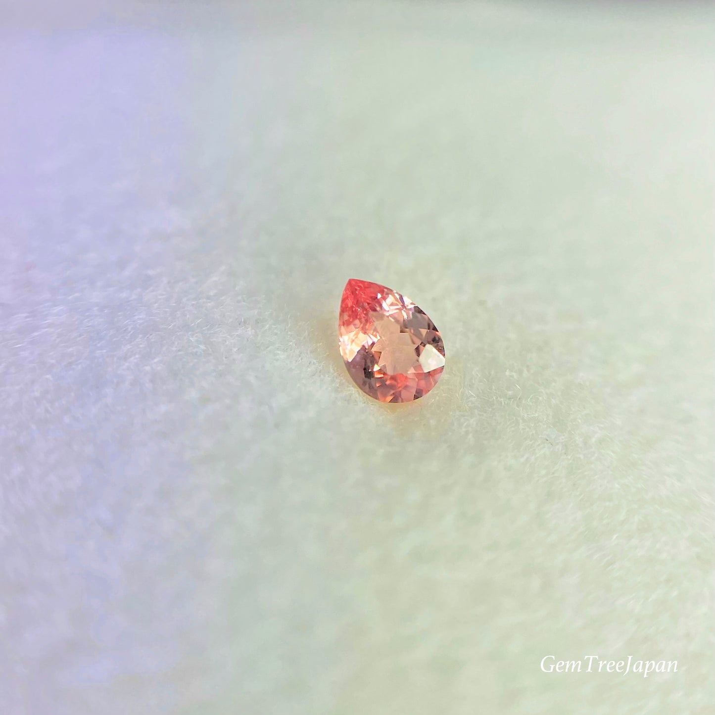 これぞ!ザ・パパラチァ❣️本色グループ❶♡非加熱パパラチァサファイア0.067ct✨ピアッちゃん作品