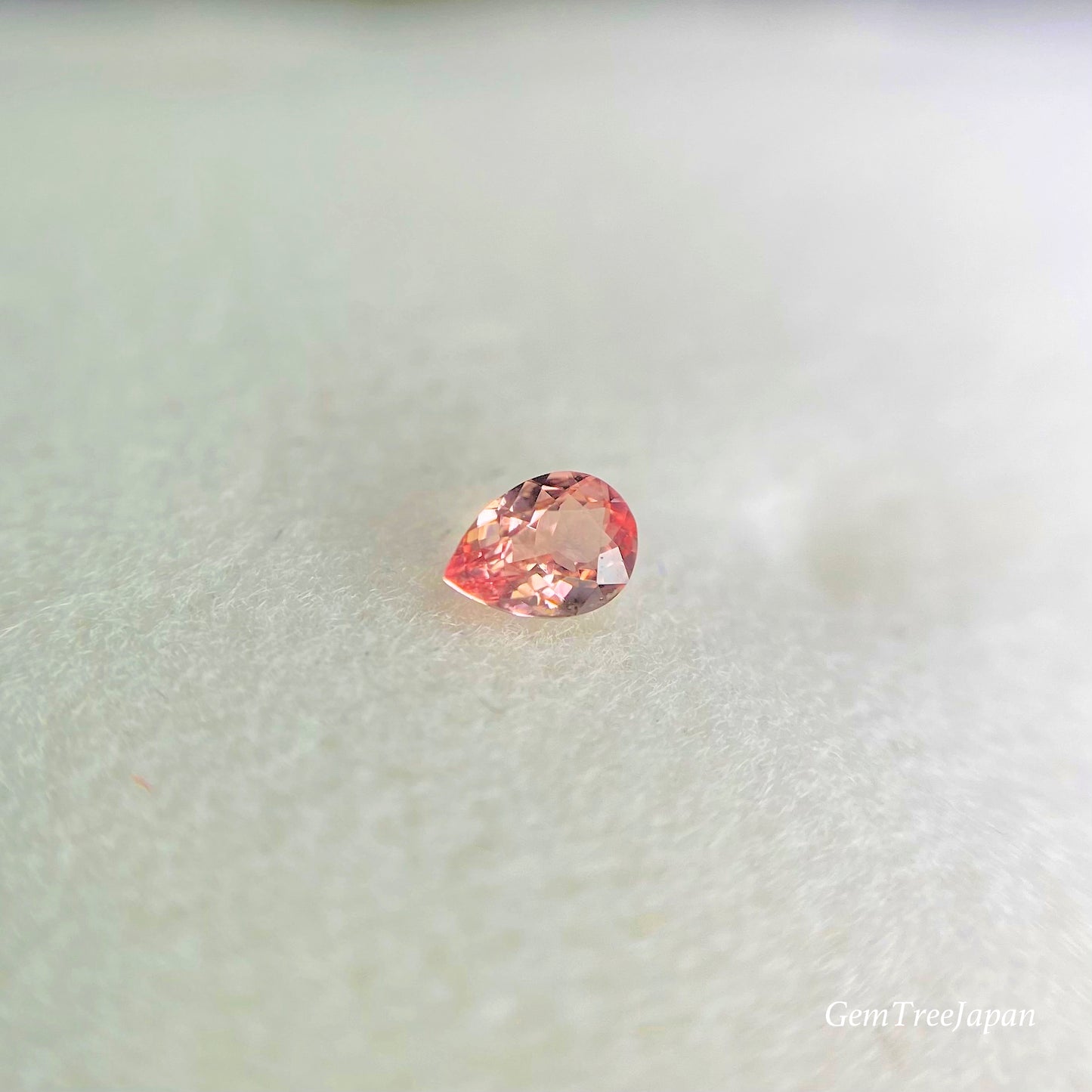 これぞ!ザ・パパラチァ❣️本色グループ❶♡非加熱パパラチァサファイア0.067ct✨ピアッちゃん作品