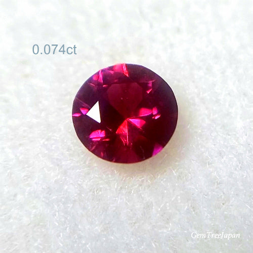 超貴重な“ビルマ産ピジョンブラッドルビー”2pcセット❤️0.073ct/0.074ct★ピアっちゃん作品