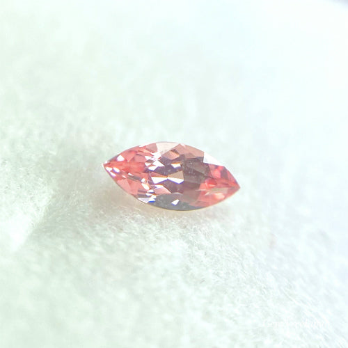 ピンクグループ❸♡非加熱パパラチァサファイア0.097ct✨ピアッちゃん作品