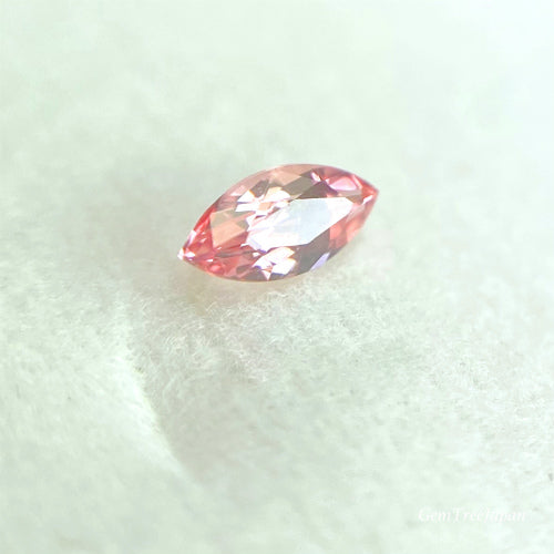 ピンクグループ❸♡非加熱パパラチァサファイア0.097ct✨ピアッちゃん作品