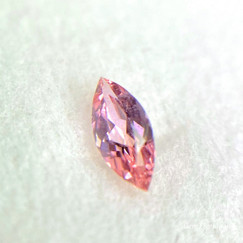 ピンクグループ❶♡非加熱パパラチァサファイア0.074ct✨ピアッちゃん作品【9月はサファイア月間】