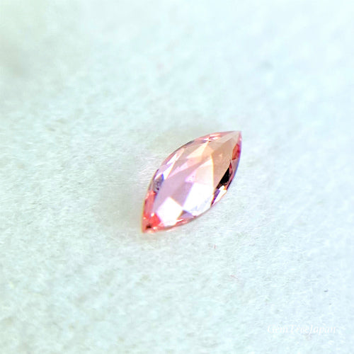 ピンクグループ❶♡非加熱パパラチァサファイア0.074ct✨ピアッちゃん作品【9月はサファイア月間】