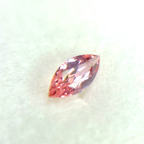 ピンクグループ❶♡非加熱パパラチァサファイア0.074ct✨ピアッちゃん作品【9月はサファイア月間】