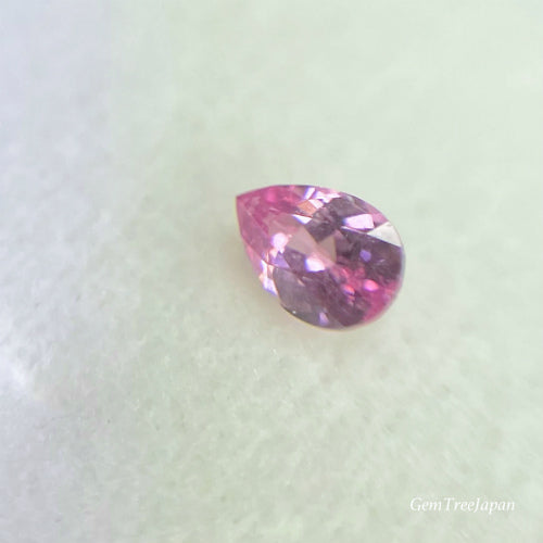 青みピンクグループ❷♡非加熱パパラチァサファイア0.134ct✨ピアッちゃん作品