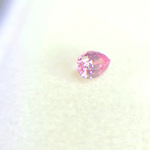 青みピンクグループ❸♡非加熱パパラチァサファイア0.155ct✨ピアッちゃん作品