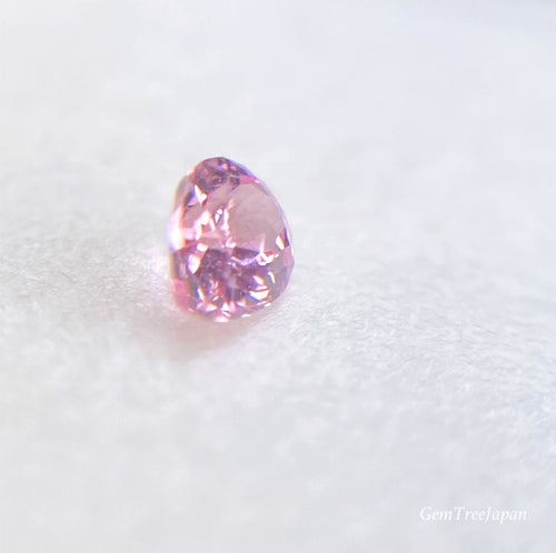 青みピンクグループ❸♡非加熱パパラチァサファイア0.155ct✨ピアッちゃん作品
