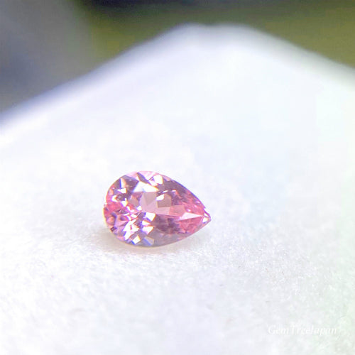 青みピンクグループ❸♡非加熱パパラチァサファイア0.155ct✨ピアッちゃん作品
