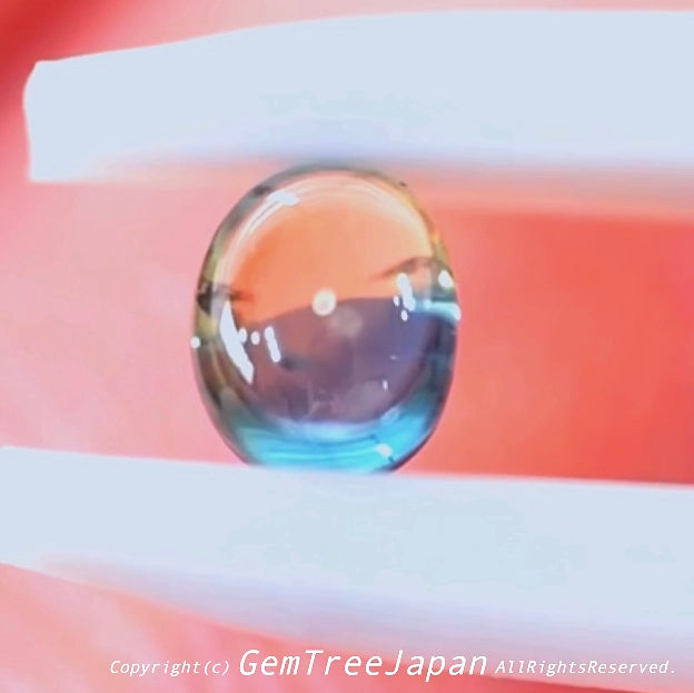 夏を感じる❤︎バイカラーサファイア 0.284ct✨吉村作品👍突如開催❗️GTJ名物【HPオークション】こちらはクーポンはごめんなさい🙏