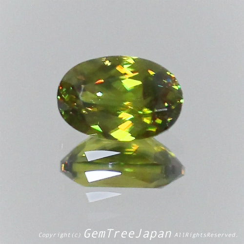 夏休み特価➕今日だけ花火割❗️(2/18)パキスタン産スフェーン0.33ct✨ GemTreeJapan花火大会🎇 ピアっちゃん作品💎