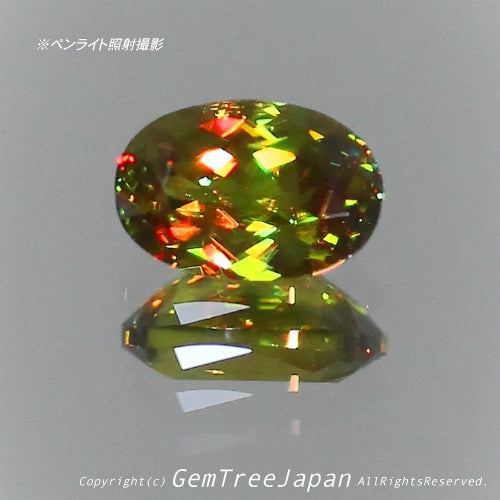 夏休み特価➕今日だけ花火割❗️(2/18)パキスタン産スフェーン0.33ct✨ GemTreeJapan花火大会🎇 ピアっちゃん作品💎