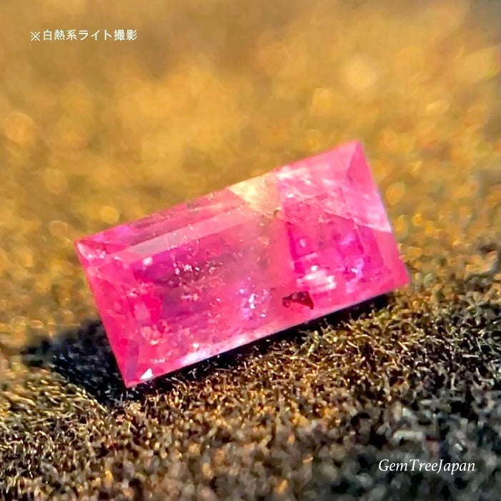 ❤️雰囲気抜群!バゲッド非加熱カシミールサファイア0.367ct✨ピアッちゃん作品💎3つ揃えばRGB❣️GTCから勝手に【HPオークション】💖こちらはクーポンはごめんなさい🙏