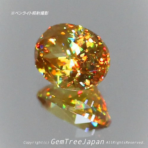 夏休み特価➕今日だけ花火割❗️(3/18)マダガスカル産スフェーン0.37ct✨ GemTreeJapan花火大会🎇 ピアっちゃん作品💎