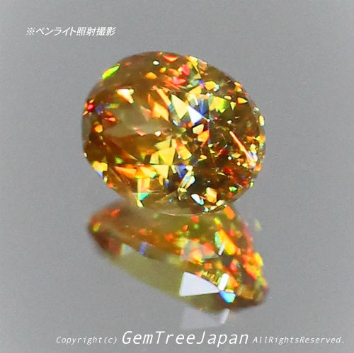 夏休み特価➕今日だけ花火割❗️(3/18)マダガスカル産スフェーン0.37ct✨ GemTreeJapan花火大会🎇 ピアっちゃん作品💎