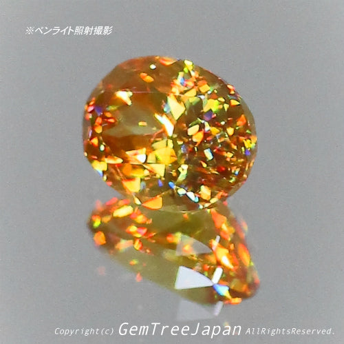 夏休み特価➕今日だけ花火割❗️(3/18)マダガスカル産スフェーン0.37ct✨ GemTreeJapan花火大会🎇 ピアっちゃん作品💎