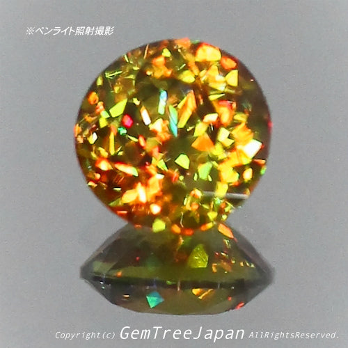 夏休み特価➕今日だけ花火割❗️(4/18)パキスタン産スフェーン0.40ct✨ GemTreeJapan花火大会🎇 ピアっちゃん作品💎