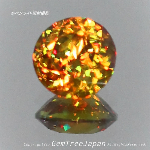 夏休み特価➕今日だけ花火割❗️(4/18)パキスタン産スフェーン0.40ct✨ GemTreeJapan花火大会🎇 ピアっちゃん作品💎