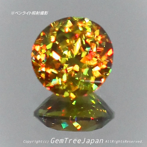 夏休み特価➕今日だけ花火割❗️(4/18)パキスタン産スフェーン0.40ct✨ GemTreeJapan花火大会🎇 ピアっちゃん作品💎