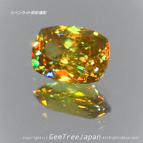 夏休み特価➕今日だけ花火割❗️(5/18)マダガスカル産スフェーン0.42ct✨GemTreeJapan花火大会🎇 ピアっちゃん作品💎