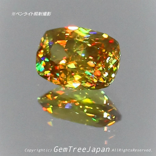 夏休み特価➕今日だけ花火割❗️(5/18)マダガスカル産スフェーン0.42ct✨GemTreeJapan花火大会🎇 ピアっちゃん作品💎