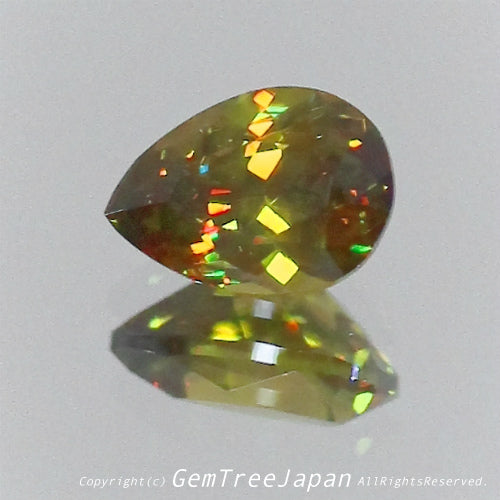 夏休み特価➕今日だけ花火割❗️(6/18)パキスタン産スフェーン0.42ct✨ GemTreeJapan花火大会🎇 ピアっちゃん作品💎