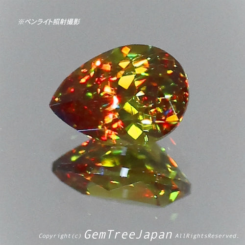夏休み特価➕今日だけ花火割❗️(6/18)パキスタン産スフェーン0.42ct✨ GemTreeJapan花火大会🎇 ピアっちゃん作品💎