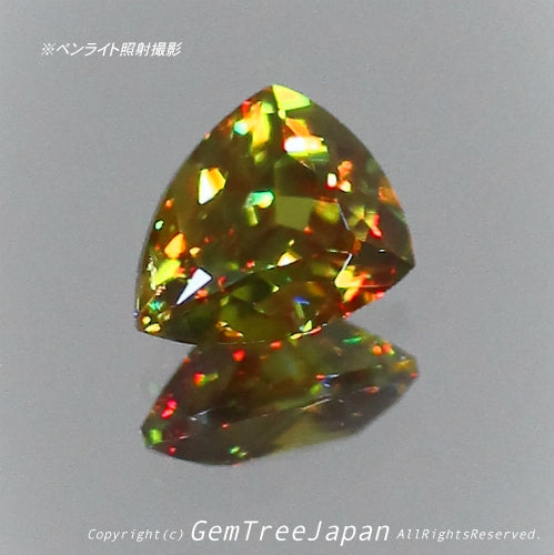 夏休み特価➕今日だけ花火割❗️(7/18)パキスタン産スフェーン0.42ct✨ GemTreeJapan花火大会🎇 ピアっちゃん作品💎