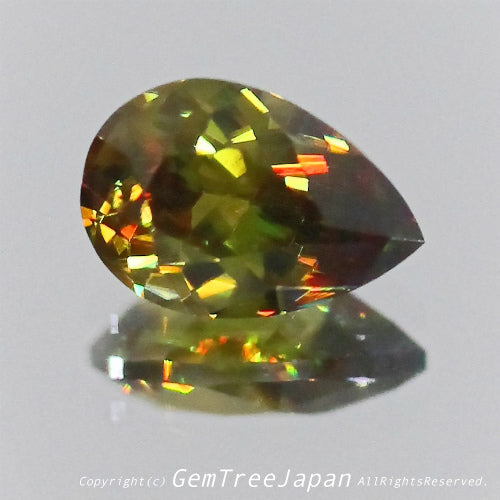 夏休み特価➕今日だけ花火割❗️(11/18)パキスタン産スフェーン0.48ct✨GemTreeJapan花火大会🎇 ピアっちゃん作品💎