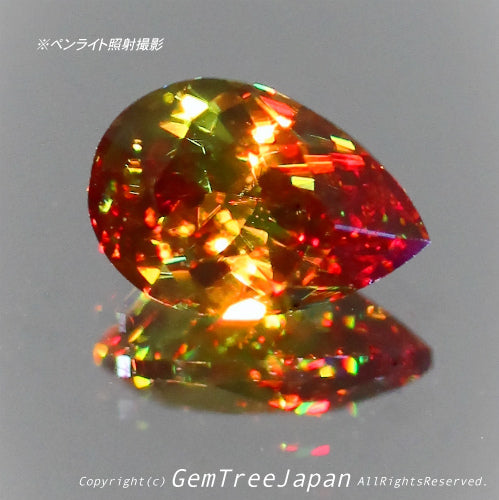 夏休み特価➕今日だけ花火割❗️(11/18)パキスタン産スフェーン0.48ct✨GemTreeJapan花火大会🎇 ピアっちゃん作品💎