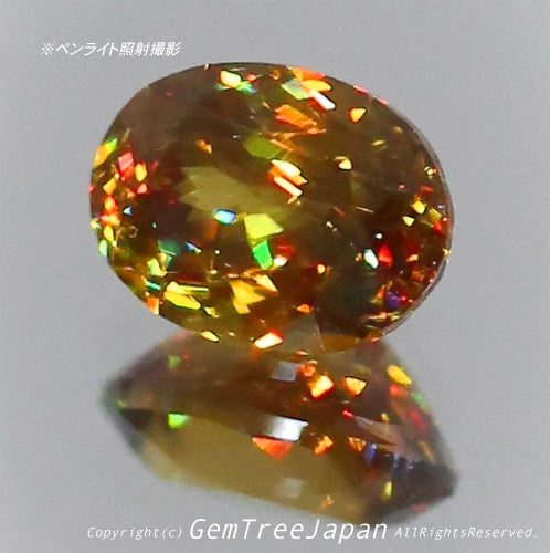 【4連休特別オークション出品】マダガスカル産スフェーン0.51ct(12/18)✨ピアっちゃん作品💎23日「12時34分終了」となります⏰