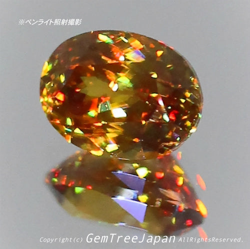 【4連休特別オークション出品】マダガスカル産スフェーン0.51ct(12/18)✨ピアっちゃん作品💎23日「12時34分終了」となります⏰