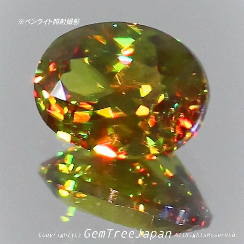 夏休み特価➕今日だけ花火割❗️(14/18)パキスタン産スフェーン0.56ct✨GemTreeJapan花火大会🎇 ピアっちゃん作品💎