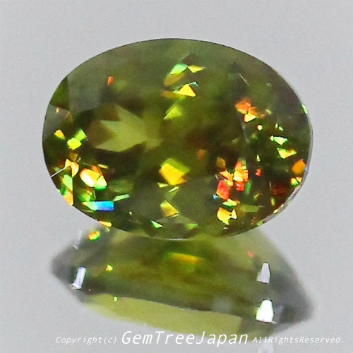 夏休み特価➕今日だけ花火割❗️(14/18)パキスタン産スフェーン0.56ct✨GemTreeJapan花火大会🎇 ピアっちゃん作品💎