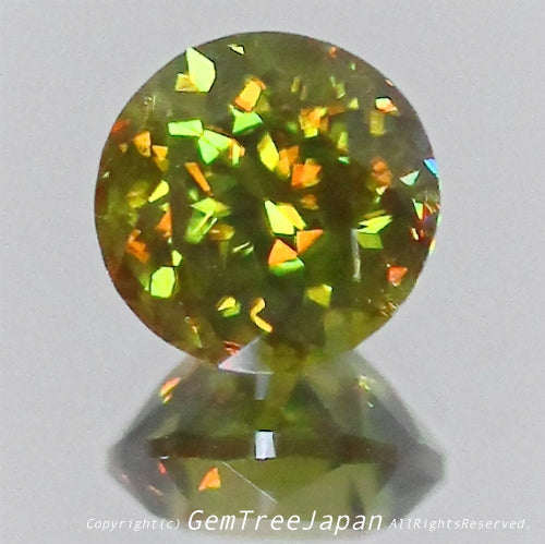 夏休み特価➕今日だけ花火割❗️(16/18)パキスタン産スフェーン0.59ct✨GemTreeJapan花火大会🎇 ピアっちゃん作品💎