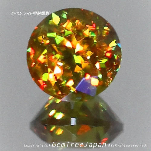 夏休み特価➕今日だけ花火割❗️(16/18)パキスタン産スフェーン0.59ct✨GemTreeJapan花火大会🎇 ピアっちゃん作品💎
