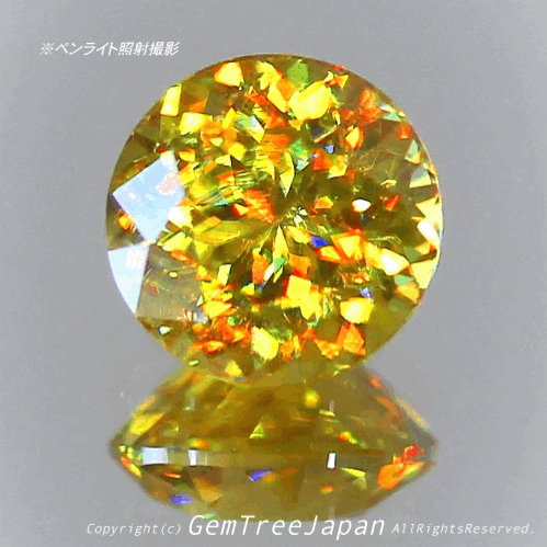 これぞ“GTQスフェーン”💎🌳マダガスカル産0.61ct✨ GemTreeJapan花火大会🎇 ピアっちゃん作品💎
