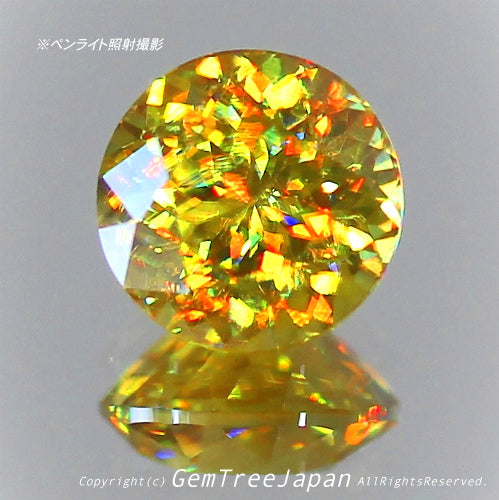 これぞ“GTQスフェーン”💎🌳マダガスカル産0.61ct✨ GemTreeJapan花火大会🎇 ピアっちゃん作品💎