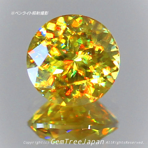 これぞ“GTQスフェーン”💎🌳マダガスカル産0.61ct✨ GemTreeJapan花火大会🎇 ピアっちゃん作品💎