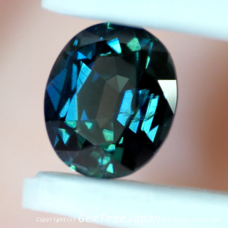 【SOLD OUT】超美色グリニッシュブルー✨非加熱サファイア0.651ct💎ピアッちゃん作品【お問合せ一番乗り特価】