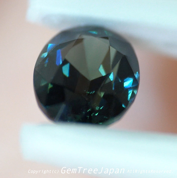 【SOLD OUT】超美色グリニッシュブルー✨非加熱サファイア0.651ct💎ピアッちゃん作品【お問合せ一番乗り特価】