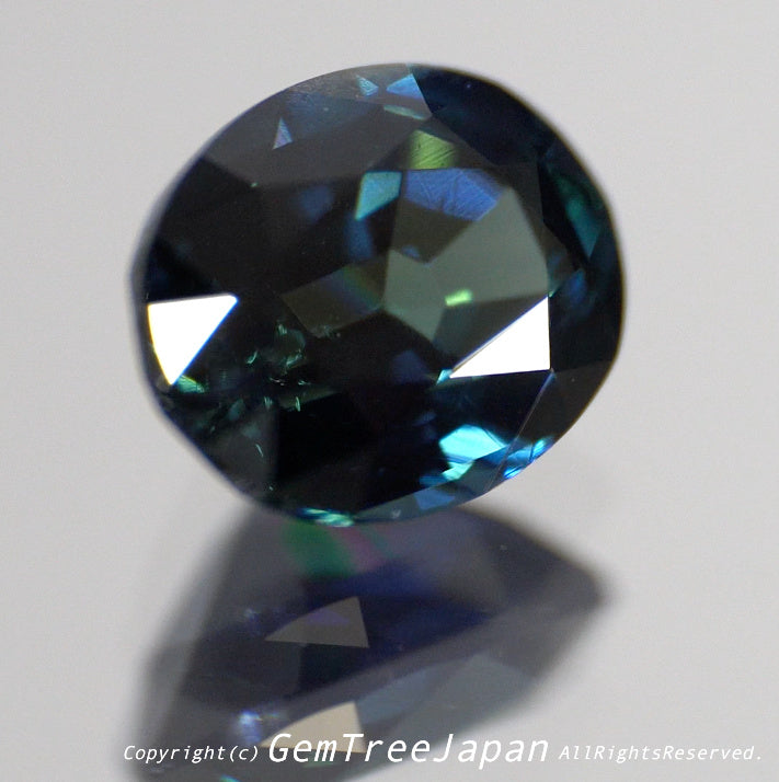 【SOLD OUT】超美色グリニッシュブルー✨非加熱サファイア0.651ct💎ピアッちゃん作品【お問合せ一番乗り特価】
