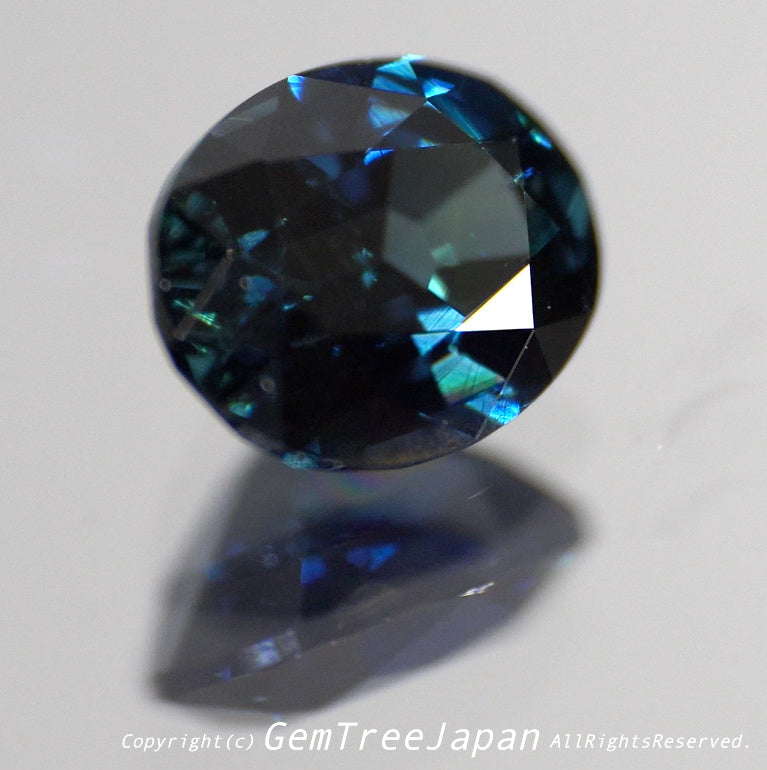 【SOLD OUT】超美色グリニッシュブルー✨非加熱サファイア0.651ct💎ピアッちゃん作品【お問合せ一番乗り特価】