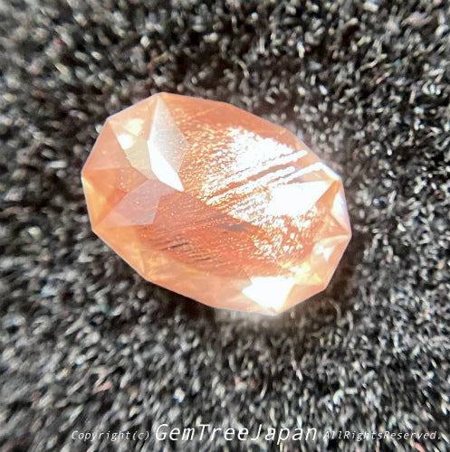 💖ファンシーオーバルのオレゴンサンストーン0.66ct☀️💎ピアッちゃん作品【4/30チハルーム】GW特別価格❣️
