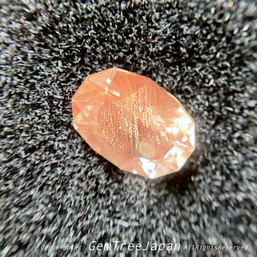 💖ファンシーオーバルのオレゴンサンストーン0.66ct☀️💎ピアッちゃん作品【4/30チハルーム】GW特別価格❣️