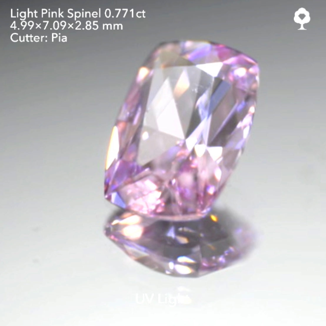 「明るく可愛い」だけじゃない輝き強めのライトピンクスピネル0.771ct★ピアッちゃん作品