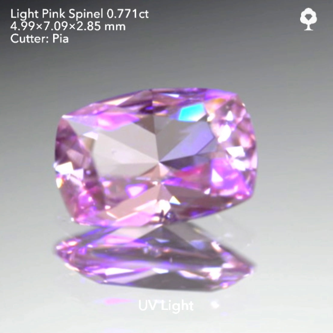 「明るく可愛い」だけじゃない輝き強めのライトピンクスピネル0.771ct★ピアッちゃん作品