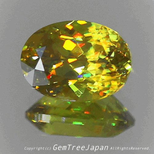 これぞ“GTQスフェーン”💎🌳マダガスカル産0.78ct(7/7)✨ 今夜もGemTreeJapan花火大会🎇 ピアっちゃん作品💎