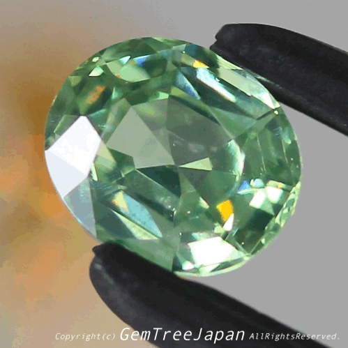 輝く超絶美色✨レイちゃん(枝野)作品💎レアグリーンジルコン0.879ct👍【到着したての興奮特価】冷静さを取り戻し次第、通常価格へ変更😅