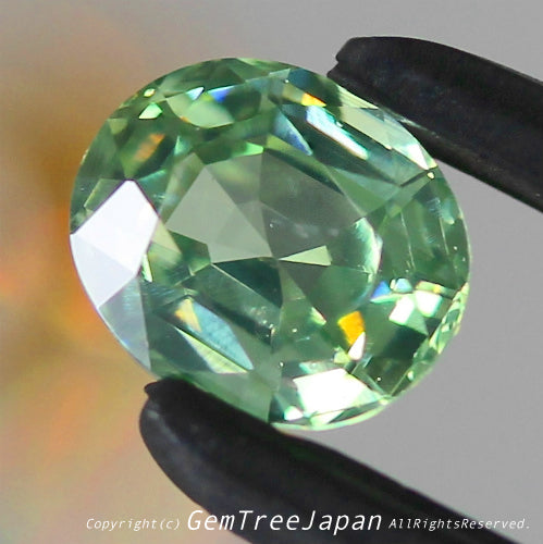 輝く超絶美色✨レイちゃん(枝野)作品💎レアグリーンジルコン0.879ct👍【到着したての興奮特価】冷静さを取り戻し次第、通常価格へ変更😅